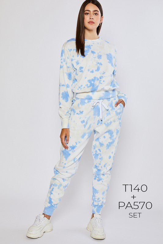 Relaxed Fit Jogger - Blue Tie Dye – OWN YOUR ELEGANCE