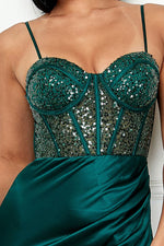 Emerald Corest Gown