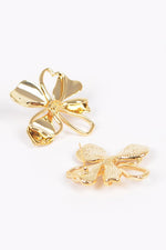 Solid Gold Stud Flower Earring