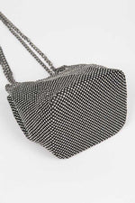 Rhinestone Mesh Convertible Swing Bag