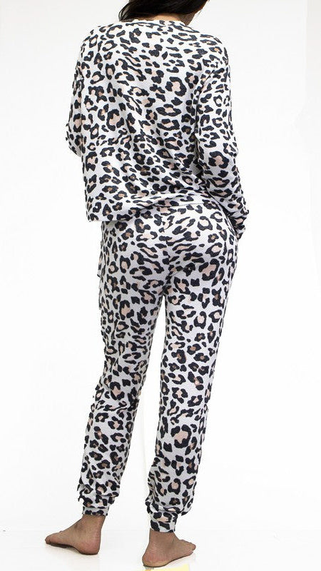 Leopard Print Soft Lounge Jogger Pants - SimplyCuteTees