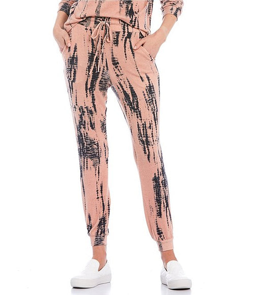 Peach Tie Dye Lounge Set -Top & Joggers – OWN YOUR ELEGANCE